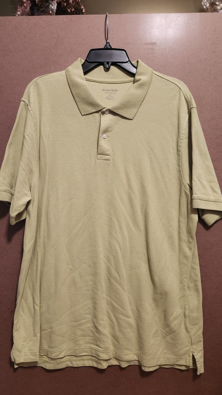 Sonoma Goods For Life Mens Polo Shirt LT Large Tall Short Sleeve #538